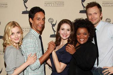 Gillian Jacobs, Danny Pudi, Alison Brie, Yvette Nicole Brown and Joel McHale at An Evening With Community