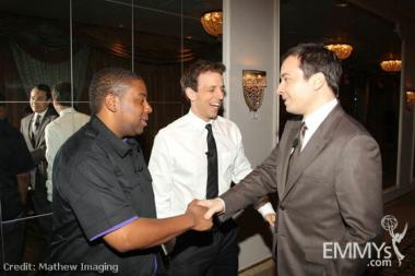 Kenan Thompson, Seth Meyers & Jimmy Fallon at An Evening With Saturday Night Live