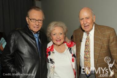 Hot In Cleveland - Larry King, Betty White and Carl Reiner