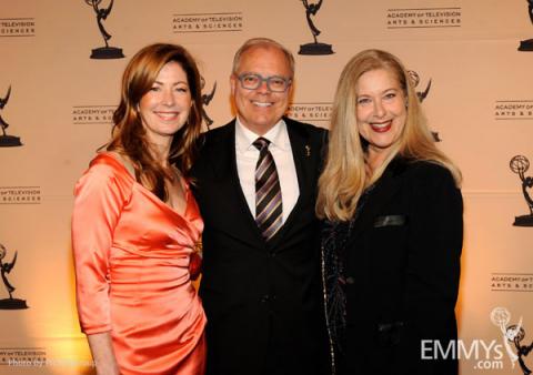 Dana Delany, John Shaffner and Lynn Roth at the Fourth Annual Television Academy Honors