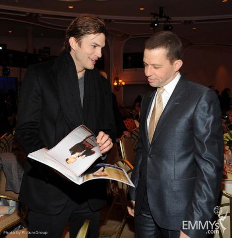 Ashton Kutcher, and Jon Cryer attend the 21st Annual Hall of Fame Gala