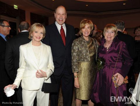 Florence Henderson, Michael Eisner, Jane Eisner, and Kathryn Joosten attend the 21st Annual Hall of Fame Gala