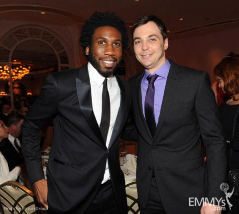 Jim Parsons and Nyambi Nyambi attend the 21st Annual Hall of Fame Gala