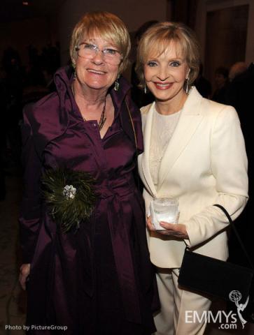 Kathryn Joosten and Florence Henderson attend the 21st Annual Hall of Fame Gala