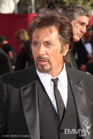 Al Pacino arrives at the 62nd Primetime Emmy Awards