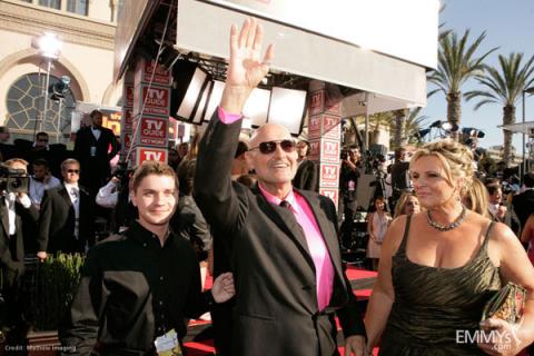 Terry O'Quinn arrives at the 59th Primetime Emmy Awards