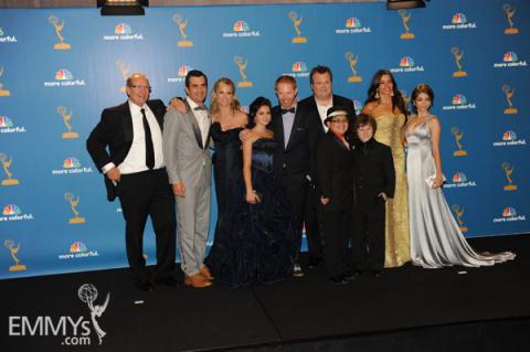 The cast of Modern Family at the 62nd Primetime Emmy Awards