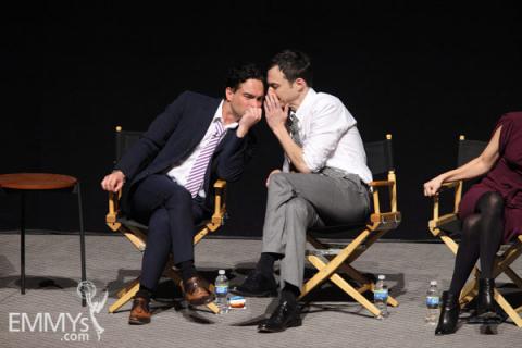 Johnny Galecki and Jim Parsons at An Evening With The Big Bang Theory
