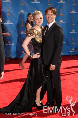 Anna Paquin & Stephen Moyer arrive at the 62nd Primetime Emmy® Awards