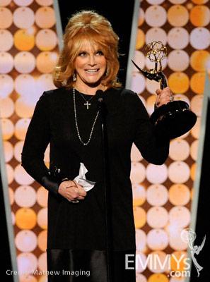 Ann-Margret accepts the Outstanding Actress In A Drama Series award onstage during the 62nd Primetime Creative Arts Emmy Awards 