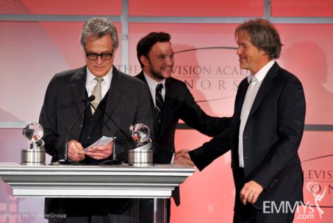 David E. Kelley, Nathan Corddry and Bill D'Elia at the 5th Annual Television Academy Honors