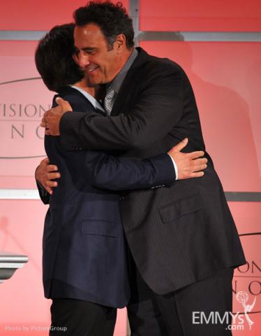 Brad Garrett and Ray Romano onstage at the 5th Annual Television Academy Honors