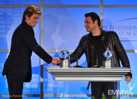 Denis Leary and Adam Ferrara onstage at the 5th Annual Television Academy Honors