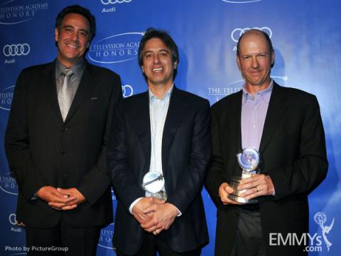 Brad Garrett, Ray Romano and Mike Royce at the 5th Annual Television Academy Honors