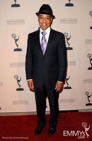 Giancarlo Esposito arrives at an Evening with Breaking Bad