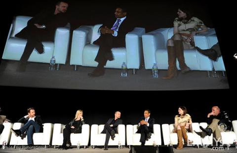 Bryan Cranston, Anna Gunn, Aaron Paul, Giancarlo Esposito, Betsy Brandt and Dean Norris in an Evening with Breaking Bad