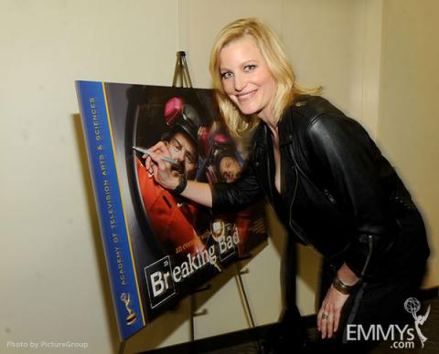 Anna Gunn attends the VIP reception at an Evening with Breaking Bad