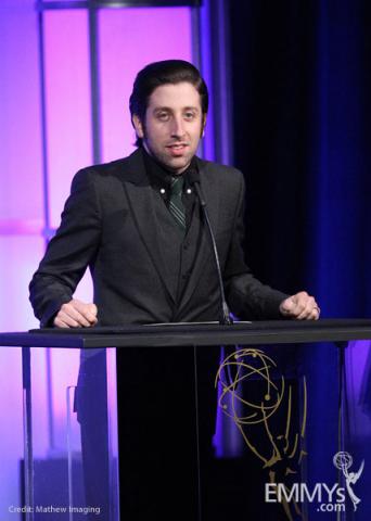 Simon Helberg at the 32nd College Television Awards
