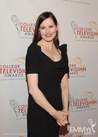 Geena Davis at the 32nd College Television Awards