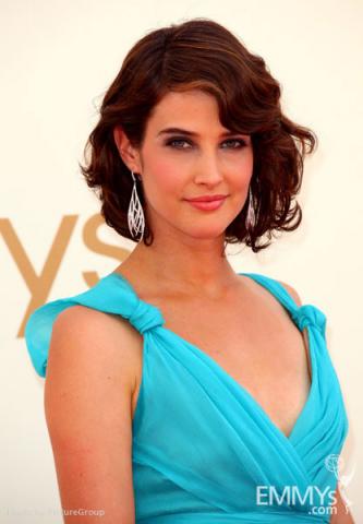 Cobie Smulders arrives at the Academy of Television Arts & Sciences 63rd Primetime Emmy Awards