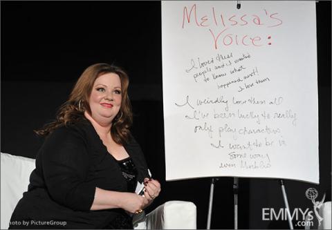melissa McCarthy participates in an Evening with Mike & Molly