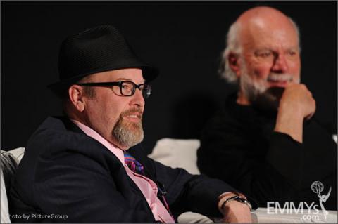 Mark Roberts and James Burrows participate in an Evening with Mike & Molly
