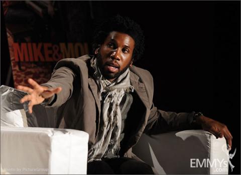 Nyambi Nyambi participates in an Evening with Mike & Molly