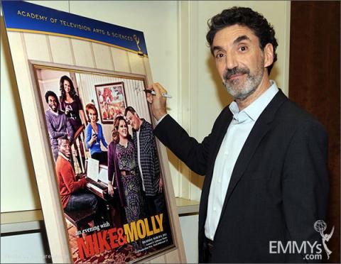 Chuck Lorre attends an Evening with Mike & Molly