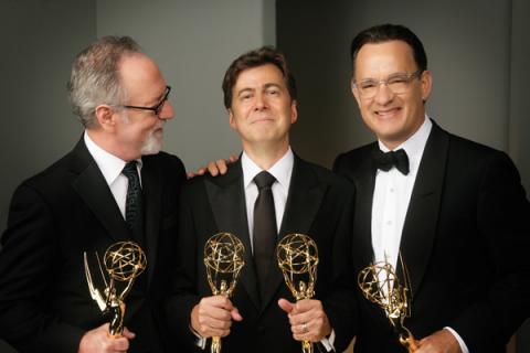 Gary Goetzman, Kirk Ellis & Tom Hanks - Charles Bush Photo Gallery 2