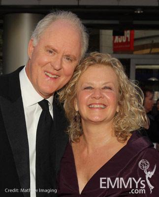 John Lithgow and Mary Yeager at the 62nd Primetime Creative Arts Emmy Awards