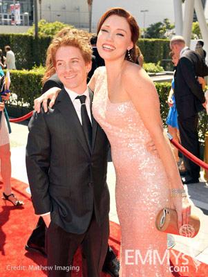 Seth Green and Clare Grant at the 62nd Primetime Creative Arts Emmy Awards