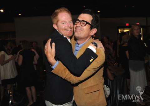 Jesse Tyler Ferguson and Ty Burrell at the 2013 Performers Emmy Celebration