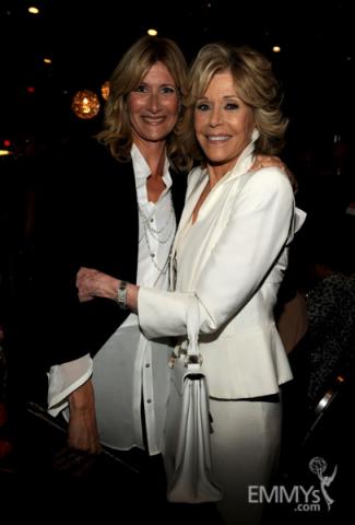 Laura Dern and Jane Fonda at the 2013 Performers Emmy Celebration