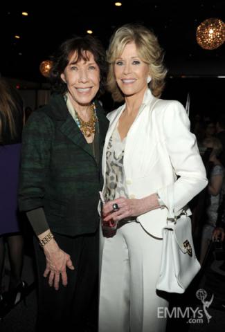 Lily Tomlin and Jane Fonda at the 2013 Performers Emmy Celebration