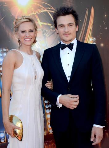 Rupert Friend on the Red Carpet at the 65th Creative Arts Emmys
