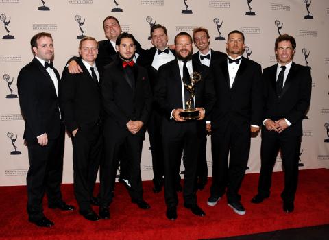 Creative team for the Deadliest Catch at the 65th Creative Arts Emmys