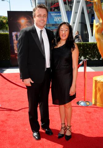 Sean Callery and Debbie Dao on the Red Carpet at the 65th Creative Arts Emmys