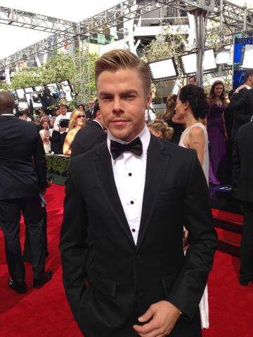 Derek Hough on the Red Carpet at the 65th Emmys