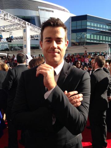 Carson Daly on the Red Carpet at the 65th Emmys
