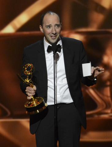Tony Hale accepts the award for Outstanding Supporting Actor in a Comedy Series