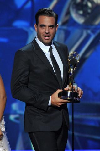 Bobby Cannavale on stage at the 65th Emmys