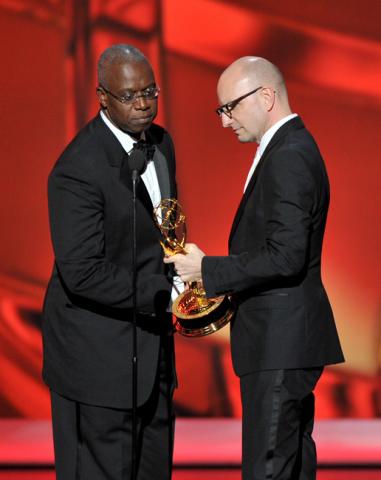 Andre Braugher presents the award for Outstanding Directing for a Miniseries