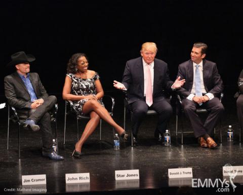 John Rich, Star Jones, Donald Trump & Donald Trump Jr. at "An Evening With Celebrity Apprentice"