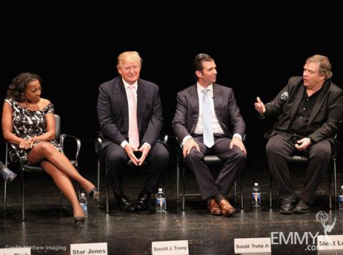 Star Jones, Donald Trump, Donald Trump Jr. & Meat Loaf at An Evening With Celebrity Apprentice
