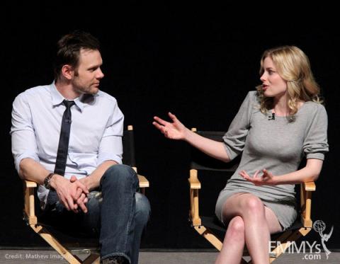 Joel McHale and Gillian Jacobs at An Evening With Community