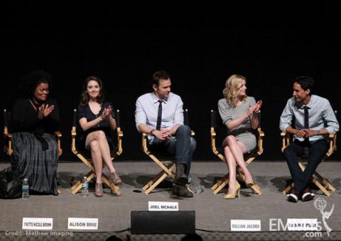 Yvette Nicole Brown, Alison Brie, Joel McHale, Gillian Jacobs and Danny Pudi at An Evening With Community