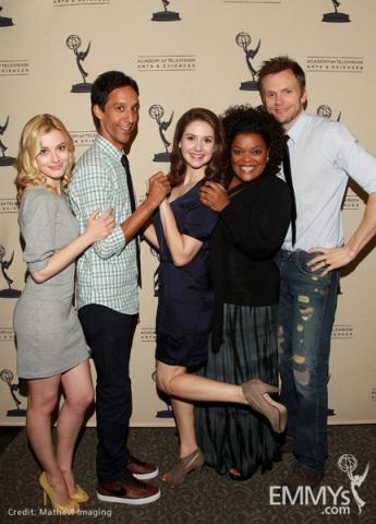 Gillian Jacobs, Danny Pudi, Alison Brie, Yvette Nicole Brown and Joel McHale at An Evening With Community