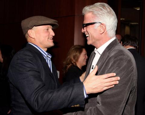Actors Woody Harrelson and Ted Danson