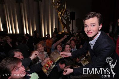 Chris Colfer at An Evening With Glee