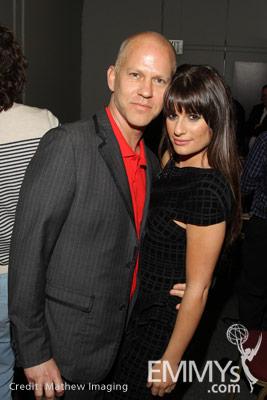 Ryan Murphy and Lea Michele at An Evening With Glee